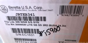 Tikka T3x Lite .300wsm 24.3″ stainless barrel