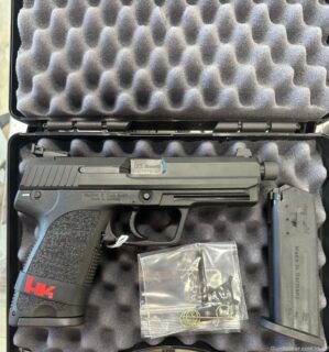 Heckler & Koch USP9 Tactical 9mm 4.86″BBL W/Decock H&K
