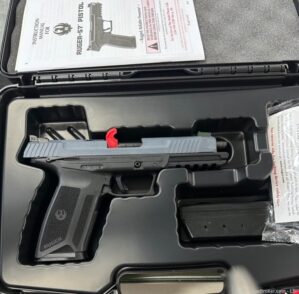 Ruger 57 5.7x28mm 5″ Barrel Cobalt Kinetic Slate Cerakote