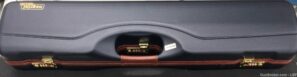 Negrini Luxary Shotgun Case Blue-Leather Trim Up To 30.75″ Barrels