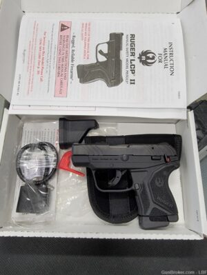 Ruger LCP II Lite .22LR 2.75″ Bbl. 1-10 Round Mag & Pocket Holster