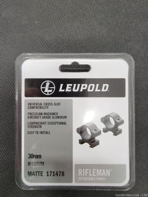 Leupold Rifleman Detachable Rings 30mm Medium Height