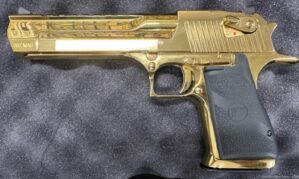 Desert Eagle .357 Mag 6″ Barrel Titanium Gold Finish