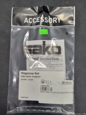 SAKO QUAD, FINNFIRE 2. 9-ROUND MAGAZINE .22WMR/17HMR