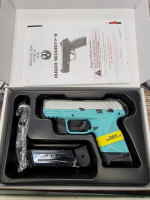 Ruger Security-9 Compact Talo Exclusive 9mm 3.42″ Bbl. Turquois